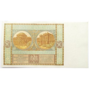 Polska, II RP, 50 złotych 1929, seria EL, UNC/UNC-