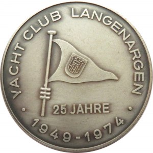 Niemcy, medal 25 lat klubu jachtowego Langenargen 1949-1974