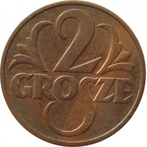 Polska, II RP, 2 grosze 1939, Warszawa