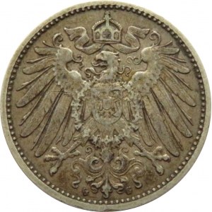 Niemcy, 1 marka 1902 G, Karlsruhe, rzadka