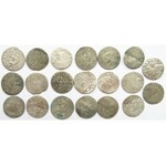 Polska, lot srebrnych monet XV/XVI wiek, półgrosze (2) - 20 sztuk