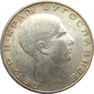 Jugosławia, Piotr II, 50 dinarów 1938, UNC