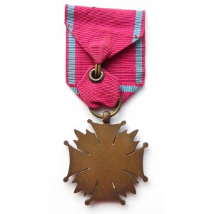 Polska, II RP, Brązowy Krzyż Zasługi, wyk. W. Gontarczyk, oryginalna wstążka