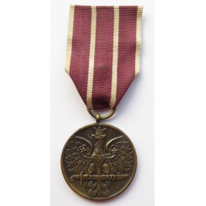 Polska, Rząd na Uchodźtwie, medal Polska Obrońcy Swemu, wstążka