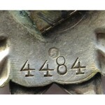 Łotwa/Niemcy (1919-1940), odznaka AIZSARGI (Obrońcy), srebro, sygnowana, rzadka