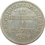 Mikołaj I, 15 kopiejek/1 złoty 1836 MW, Warszawa
