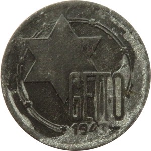 Ghetto Lodz, 10 Mark 1943, Magnesium, selten