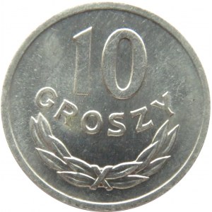 Polska, PRL, 10 groszy 1967, Warszawa, UNC