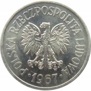 Polska, PRL, 10 groszy 1967, Warszawa, UNC