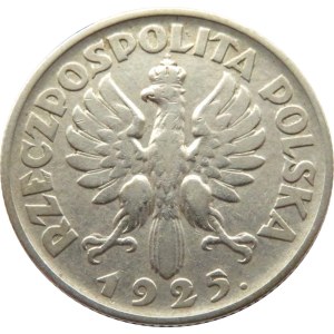 Polska, II RP, Kłosy, 1 złoty 1925, Warszawa