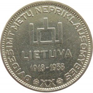 Litwa, Prezydent Smetona, 10 litów 1938