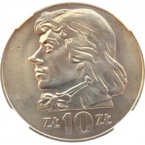 Polska, PRL, T. Kościuszko, 10 złotych 1969, Warszawa, NGC MS67