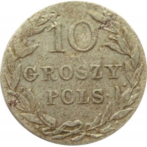 Aleksander I, 10 groszy 1816 I.B., Warszawa, ładne