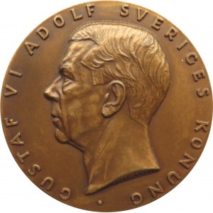 Szwecja, Gustaw VI Adolf, medal PLIKTEN FRAMFÖR ALLT, UNC
