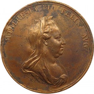 Austria, Maria Teresa, medal Sprawiedliwość, Wiedeń 1765