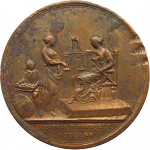 Austria, Maria Teresa, medal Sprawiedliwość, Wiedeń 1765