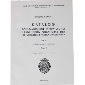 Kopicki, Katalog monet, tom IX, cz 2B, 205 str teksty, wyobrażenia heraldyczne