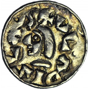 Władysław I Herman 1081-1102, Denar Kraków, pierwsza emisja, mała głowa