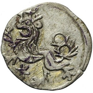 Śląsk, Zygmunt Luksemburski 1419–1437, Halerz bez daty, Wrocław, gwiazdka, rzadki