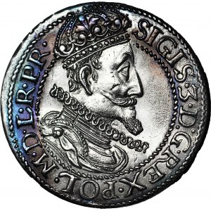RR-, Zygmunt III Waza, Ort 1614, Gdańsk, duża 1 mała 4 w dacie, R5