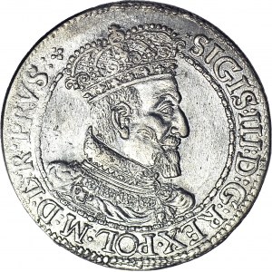 R-, Zygmunt III Waza, Ort 1618, Gdańsk, łapa niedźwiedzia, menniczy