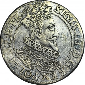 RRR-, Zygmunt III Waza, Ort 1623 Gdańsk PR, PEŁNA DATA W OTOKU