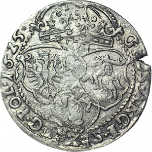 R-, Zygmunt III Waza, Szóstak 1625, Kraków, REX POOL w legendzie