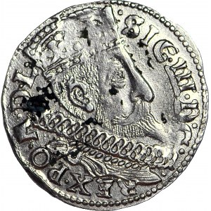 RRR-, Zygmunt III Waza, Trojak 1598, Bydgoszcz, data nad IF po bokach, BRAK NOTOWAŃ, b. rzadki