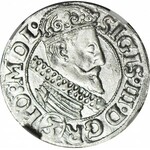 RRR-, Sigismund III, Threepenny 1616 Krakow, reversed 3