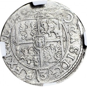 RRR-, Jan II Kazimierz, Półtorak 1661, Poznań, 24 w jabłku, R8