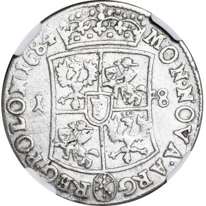 Jan III Sobieski, Ort 1684 Bydgoszcz, 6 pasów, piękny