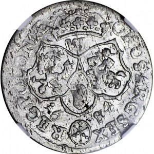 R-, Jan III Sobieski, Szóstak 1684 Bydgoszcz, inicjały SP, rzadki