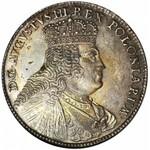 RR-, August III Sas, Talar koronny 1756, Lipsk, piękny