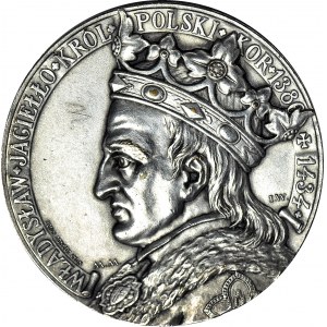 Medal 1910, ROCZNICOWY 500 – lecie bitwy pod Grunwaldem, Matejko - Sienkiewicz