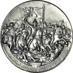 Medal 1910, ROCZNICOWY 500 – lecie bitwy pod Grunwaldem, Matejko - Sienkiewicz