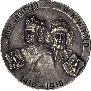 Medal 1910, ROCZNICOWY MAŁY, 500 – lecie bitwy pod Grunwaldem, Matejko