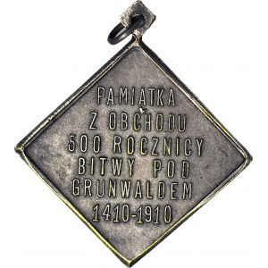 Medal – klipa 1910, ROCZNICOWY 500 – lecie bitwy pod Grunwaldem, rzadsza wersja