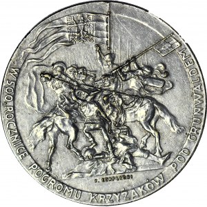 Medal ROCZNICOWY 1910, DUŻY 50mm, 500 – lecie bitwy pod Grunwaldem, Matejko