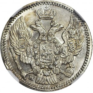 R-, Zabór Rosyjski, 40 groszy = 20 kopiejek 1850, Warszawa, piękne