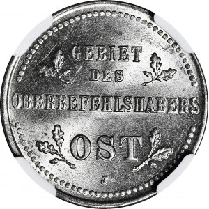 1 Kopeke 1916 OST J, Hamburg, gestempelt