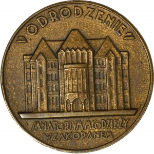 Medal 1929, Sanatorium Młodzieży w Zakopanem, rzadki RR!