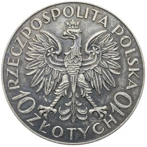 RR-, PRÓBA, 10 złotych 1933, Traugutt, rzadka
