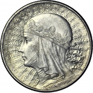 10 złotych 1932, Głowa, Londyn, mennicza