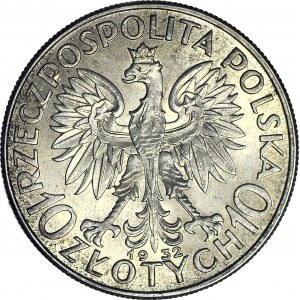 10 złotych 1932, Głowa, Londyn, mennicza