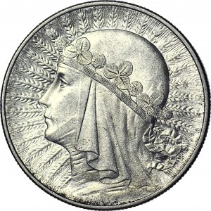 10 złotych 1932, Głowa, Warszawa, mennicza