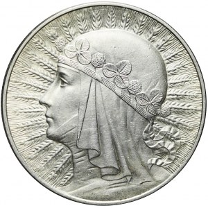10 złotych 1933, Głowa, bardzo ładne