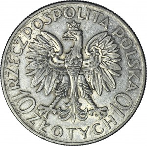 10 złotych 1933, Traugutt, piękny