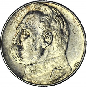 10 złotych 1934, Piłsudski, ORZEŁ STRZELECKI, menniczy