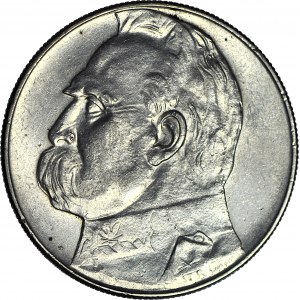 10 złotych 1936, Piłsudski, menniczy