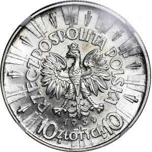 10 złotych 1939, Piłsudski, wspaniały